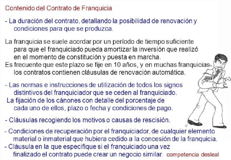 13 DURACION CONTRATO FRANQUICIA